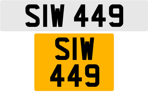 Siw 449 3x3 dataless targa - 3x3,