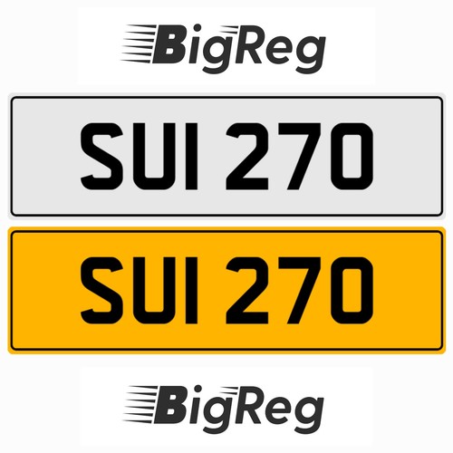 Sui 270 3x3 dataless targa - sui,